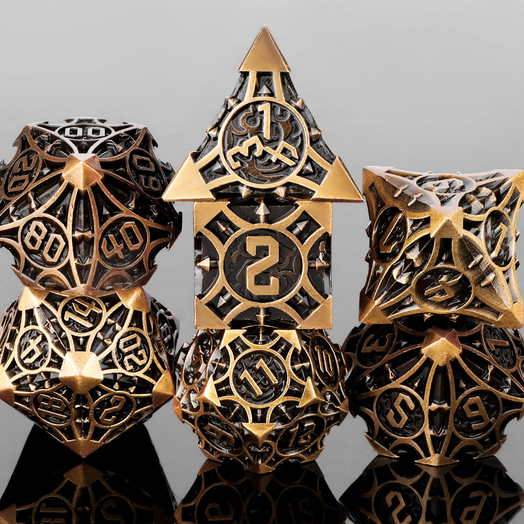 D and D Dice RPG Metal Dice for DnD Polyhedral Dice For Dungeons and Dragons Dice Role Playing Games D&D Dice Gifts Green Dice