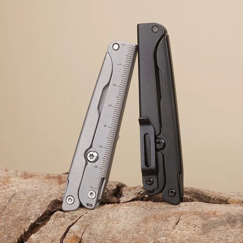 Outdoor Mini Multi-functional Scissors Portable Folding Knife Small Tool Folding Stainless Steel Scissors Camping
