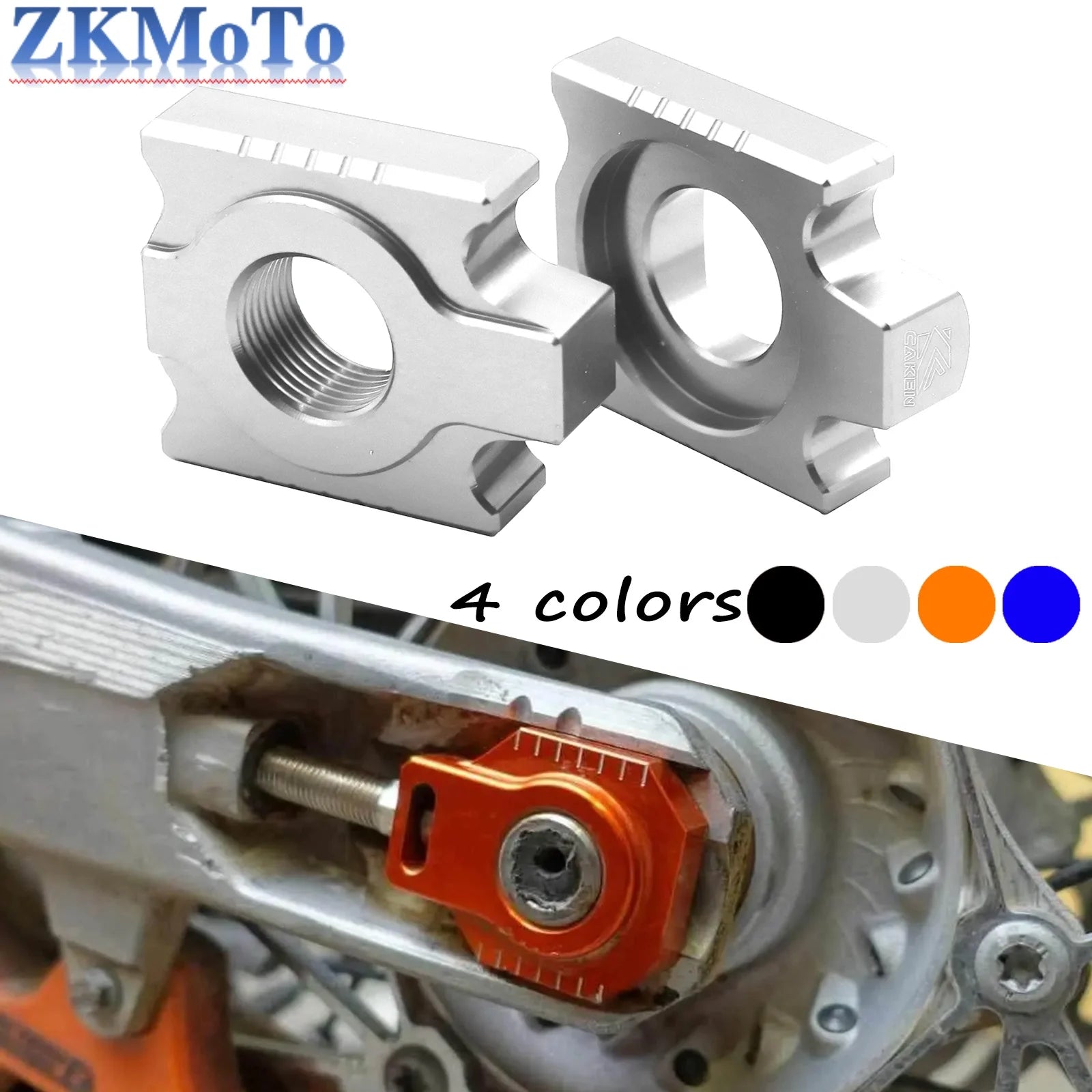 Motorcycle CNC Rear Axle Block Chain Tensioner Adjuster For KTM SX SXF XC XCF XCW XCWF EXC EXCF 125-530 For Husqvarna Dirt Bike