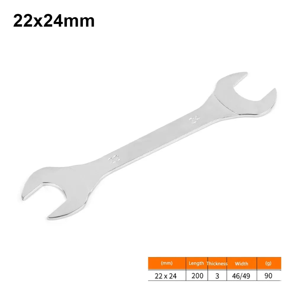 New 1Pcs 3mm Ultra-thin Thin Open End Wrench Hi-Spec Steel Flat Wrench Tool 6-32mm Multi-Function Double-end Fixed Spanner