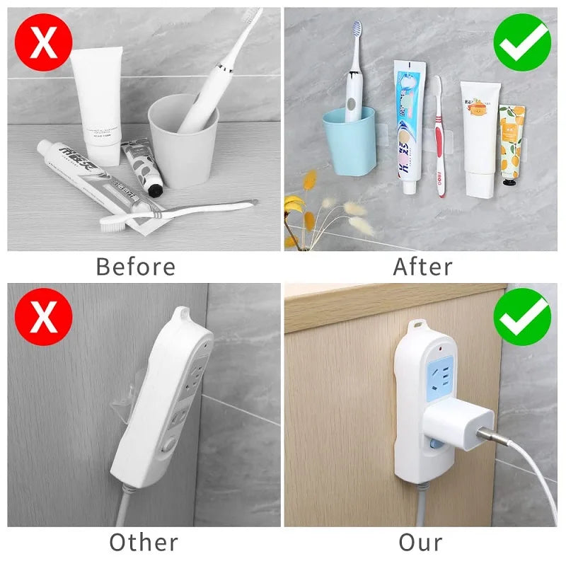 Strong Double Sided Tape Reusable Nano Transparent Square Wall Adhesive Stickers for Hooks Waterproof Traceless Home Glue Tape