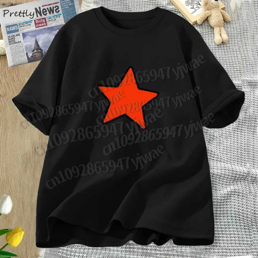 Scott Pilgrim Takes Off Scott Pilgrim Star Tshirts Woman Men Grapihc T Shirts Anime Fashion Short Sleeve Tee Harajuku T-shirt