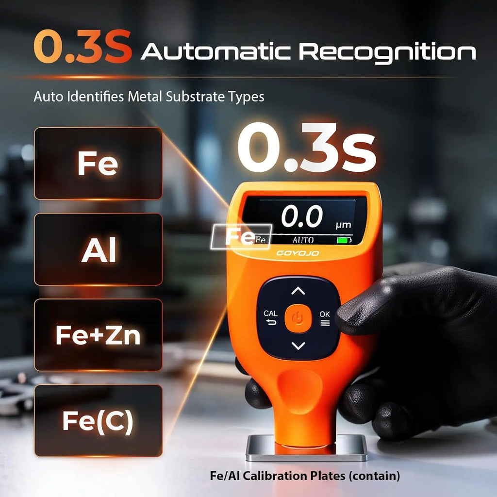 CTG-1 CTG-2 CTG-3 Car Paint Thickness Gauge 0-2000μm 0-79mils High Precision Coating Meter for Fe Al Zn Autoe Layer Detection
