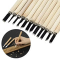 12pcs Wood Carving Chisels Set for Detailed Woodworking Basic Cutting DIY Hand Tools Gouges Knife Kit Craftsmanship