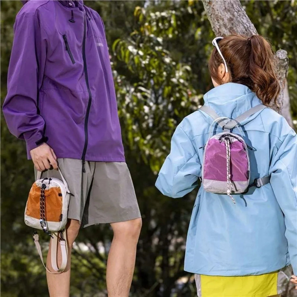 Large Capacity Water Bottle Carrier Bag Waterproof Lightweight Mobile Phone Bag Multi-Functional Korean Style