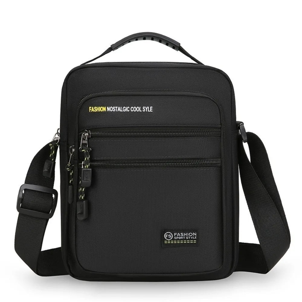 High Quality Oxford Men Crossbody Bag Multi-Pockets Storage Bag Single Shoulder Bags Big Capacity Business Crossbody Bags Gift