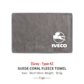 For IVECO Car Cleaning Cloth Towel Deer Skin Velvet Washing Tool Accessories Daily Eurocargo‌ S-Way T-Way Stralis‌ Powerstar‌