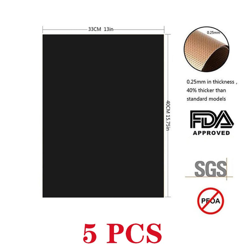 Non-stick Barbecue Mat Heat-Resistant Reusable BBQ Baking Pad Covers Foil Oilpaper BBQ Liner For Party Grill Mat Tools New