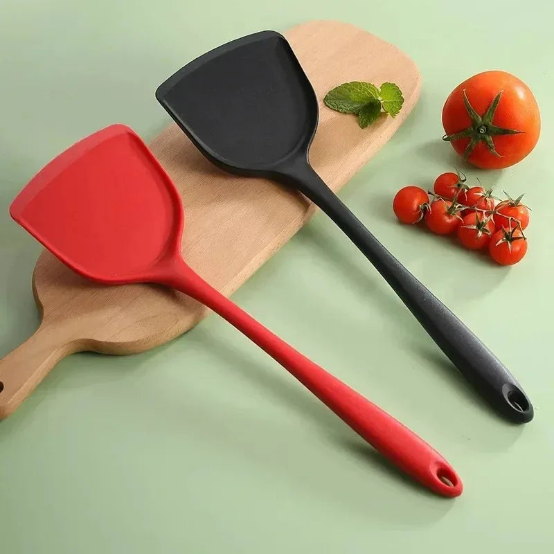 Thickened Silicone Spatula Kitchenware High-temperature Resistant Non-stick Pan Cooking Spatula Cooking Silicone Chinese Spatula