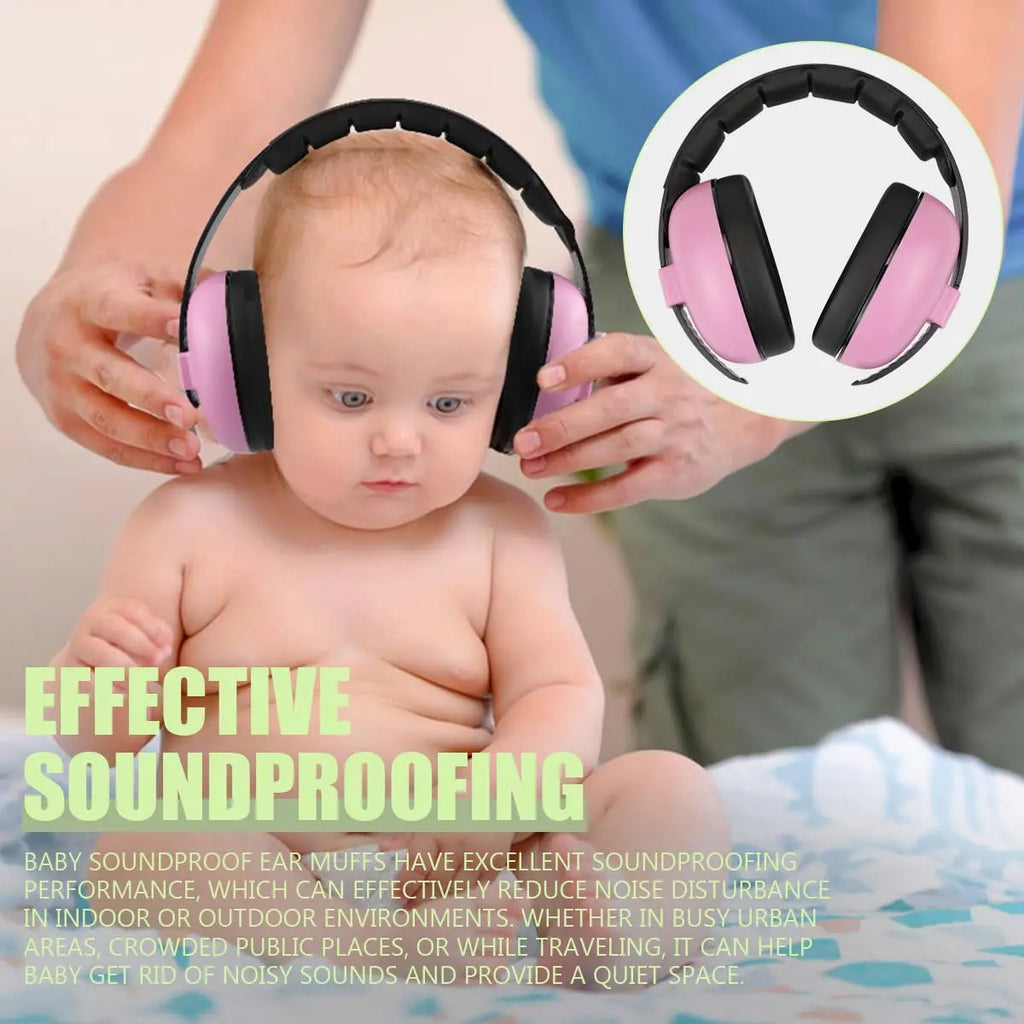 New Kids Ear Plugs Fit Travel Baby Sleeping Sound-isolating Headphones Baby Ears Protection Anti Noise Shield Earmuff