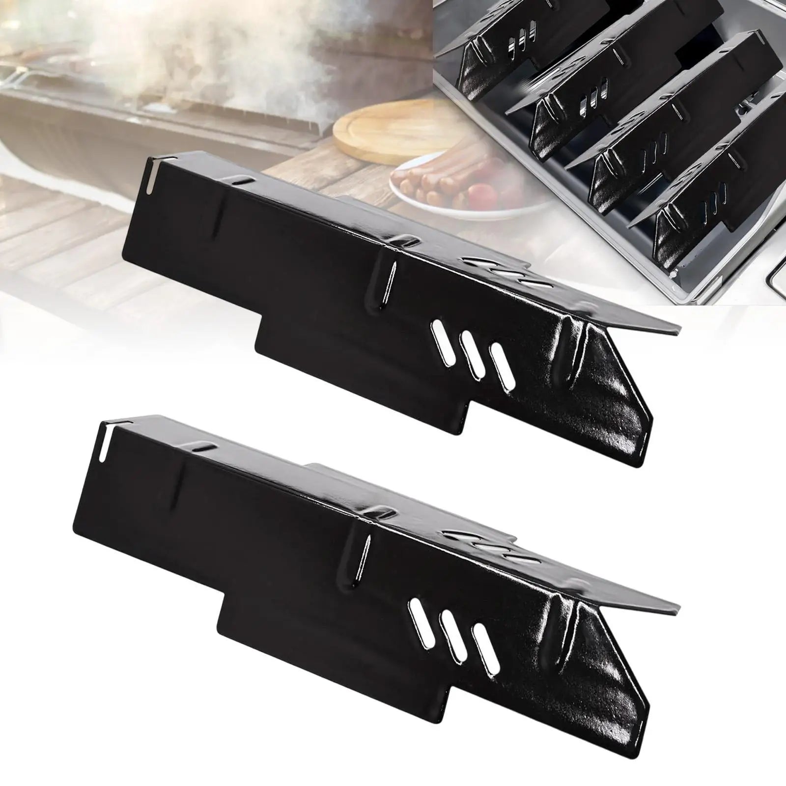 Grill Heat Plate Fire Divider High Temperature Resistant Multiuse Burner Cover for Outdoor Garden Backyard Backpacking Picnic