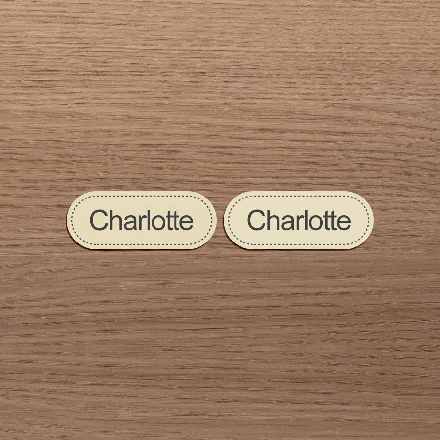 Labels for Ironing-for Cotton-Personalized for School,Sport,Club,Retirement Home,for Clothes,DIY Accessories,Machine Washable