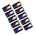 10Pcs 3D Car Steering Wheel Badge Stickers Accessories For BMW Performance E46 E90 F10 F30 X3 F20 E60 E70 E39 E36 E87 X7