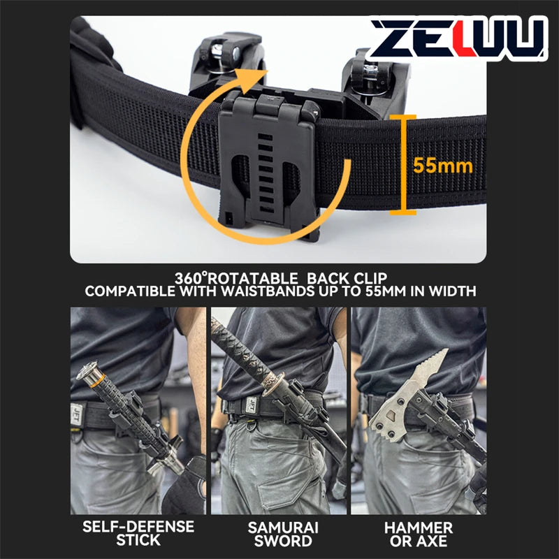 Multifunctional Stick Holder Tacical Adjustable Molle Clip Samurai Knife Tools Cover Portable Outdoor Survival Gear For Belt