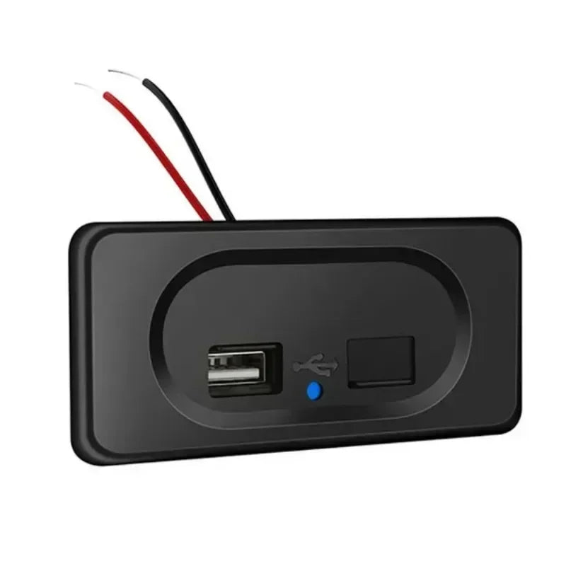 1 Pc Dual USB Charger Socket 3.1A 12V 24V for Motorcycle Auto Truck Boat Car Power Adapter Outlet