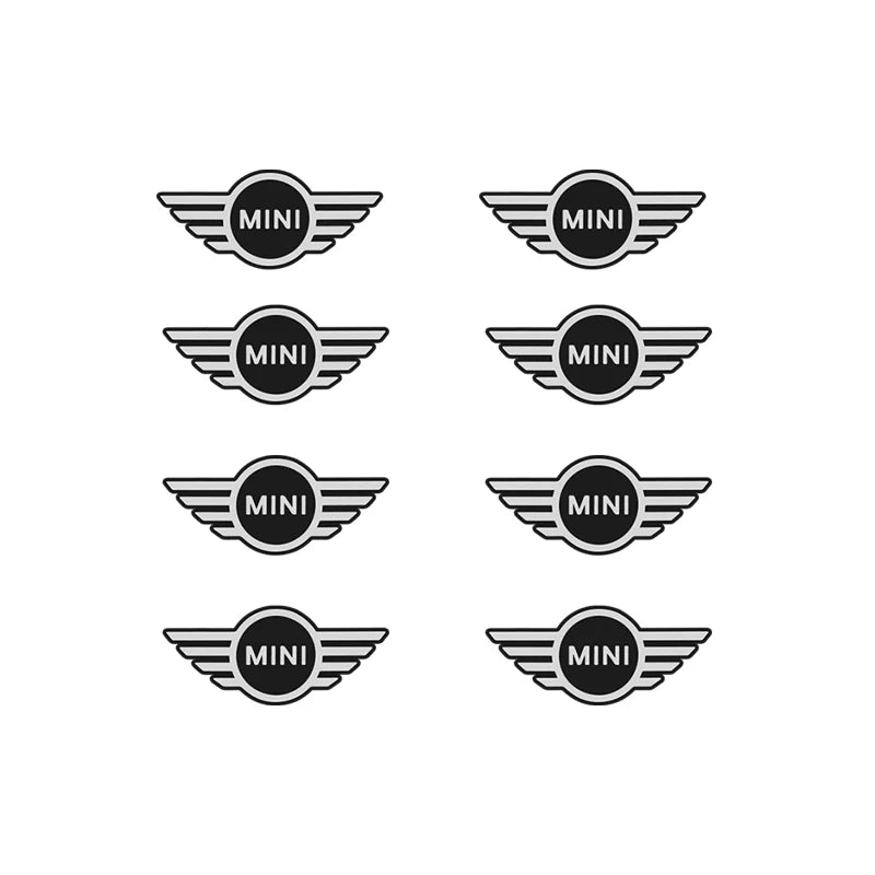 Mini Badge Aluminum 3D Car Audio Stickers For Mini Cooper JCW Works F54 F55 F56 F57 F60 R50 R52 R53 R55 R56 R57 R58 R59 R60 R61