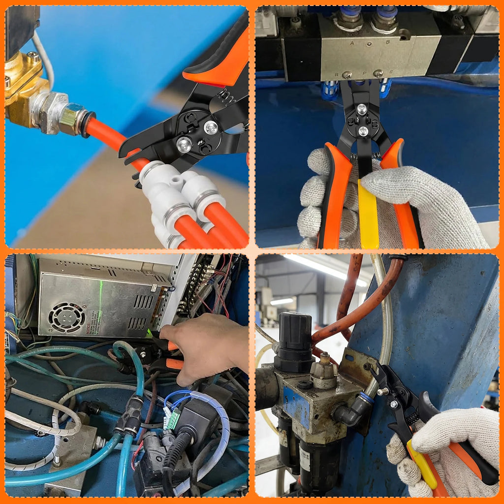 Push-Fit Disconnect Tong Tool Fittings Quick Disconnect Air Hose Plier for Easily Removing Push-to-Connect Fittings Removal Tool
