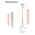 Wireless Bluetooth Selfie Stick Tripod, Portable Mini Selfie Stand with Remote Shutter for Mobile Phone Vlog Live Streaming