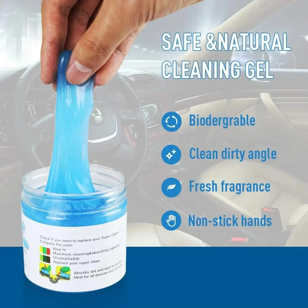 Car Cleaning Soft gel Duster To Removes Interior Cleaning Magic Outlet Laptop Vent Air Dashboard Tool Wash Dust Mud