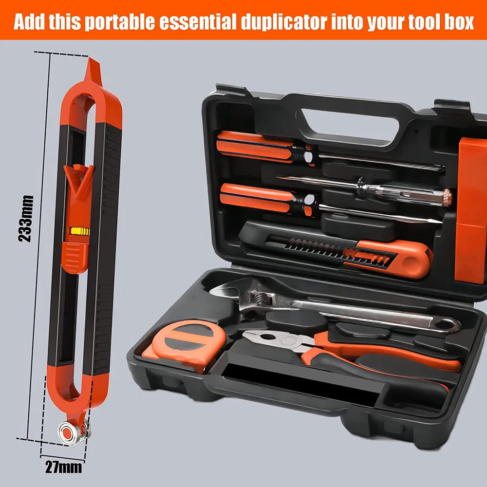 New Contour Gauge Scribe Tool Precise Profile Tools Irregular Shape Duplicator for DIY Woodworking Edge Corner Measure Tools