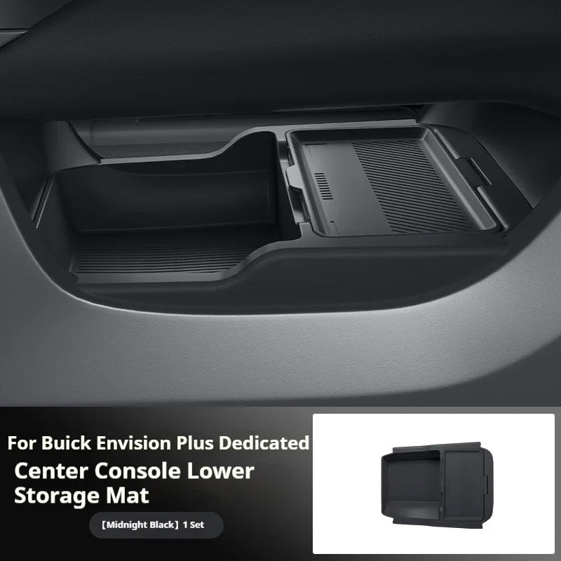 For Envision Plus Silicone Storage Box  Center Console under Layer Modification Special Car Interior Accessories Organizer