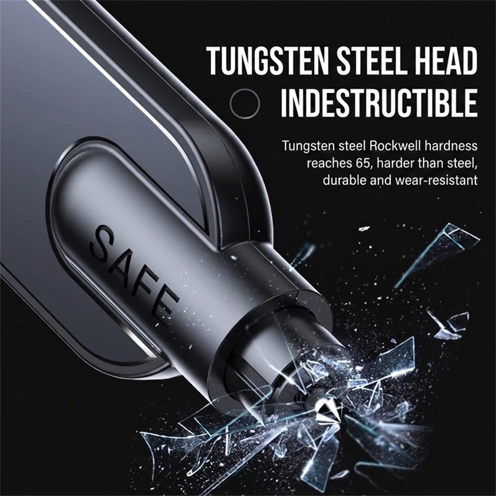 2026 Car Escape Tool Key Chain Car Glass Breaker Concealed Seat Belt Cutting Tool Auto Crash Survival Safety Device