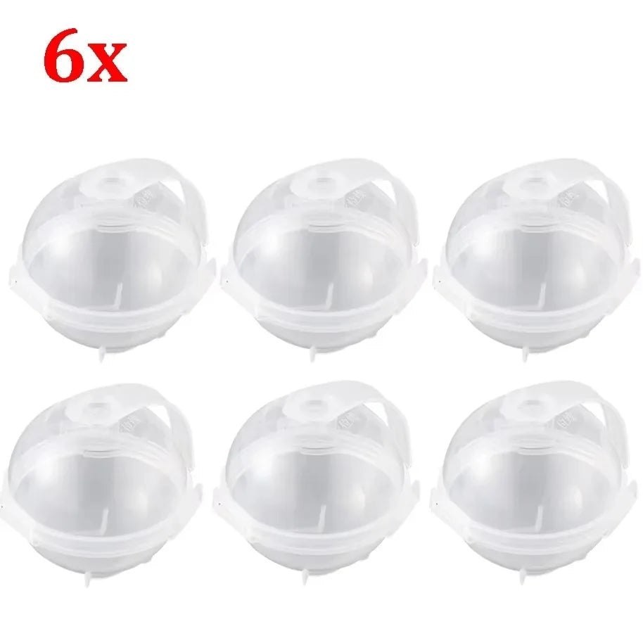 1/12x Round Ice Makers Ice Ball Mold Reusable Plastic Refrigerator Spherical DIY Moulds Kitchen Tools Quick Freezing Hockey Mold