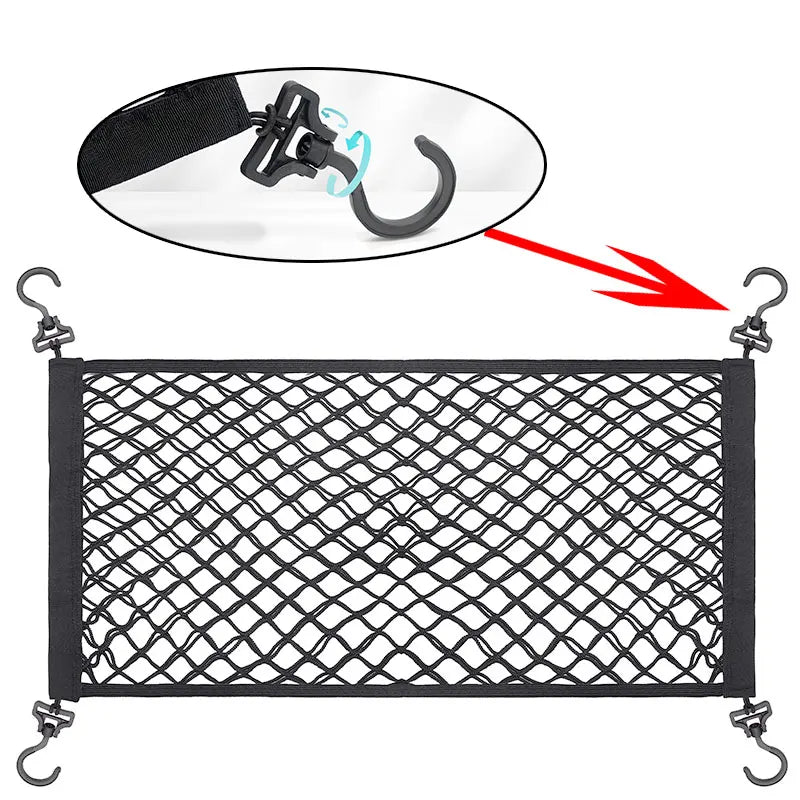 SUV Car Ceiling Storage Net Pocket Car Roof Bag Interior Cargo Net Breathable Mesh Bag Auto Stowing Tidying Interior Accessories
