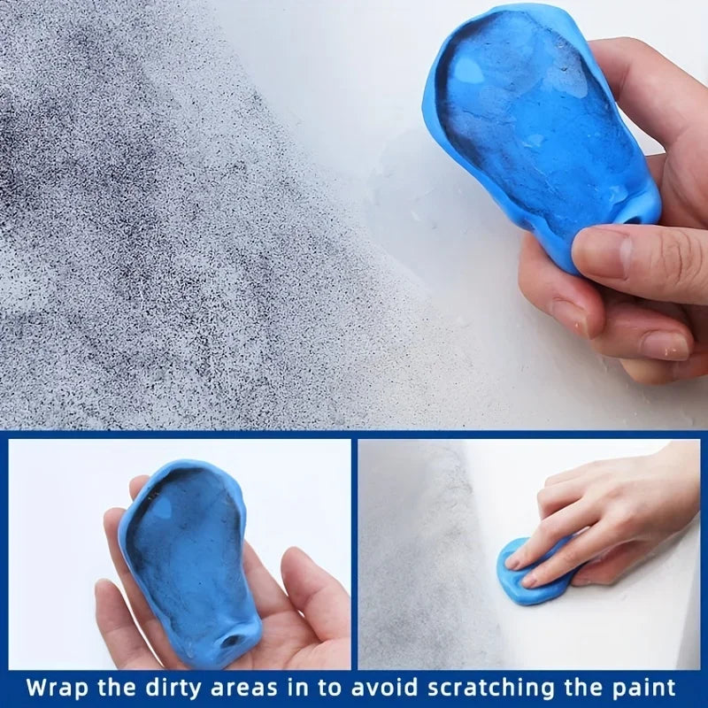 4 Pcs 3.53oz Clay Bar Car Detailing Clay, Auto Blue Detailing Magic Clay Bars Cleaner With Washing And Adsorption Capacity