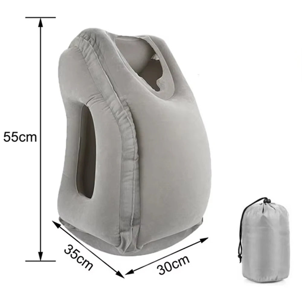 Inflatable Travel Pillow Office Nap Pillow  Airplane Flight Outdoor Sleeping Bag Train Pillow Sleepf Portable Cushion Neck Pillo
