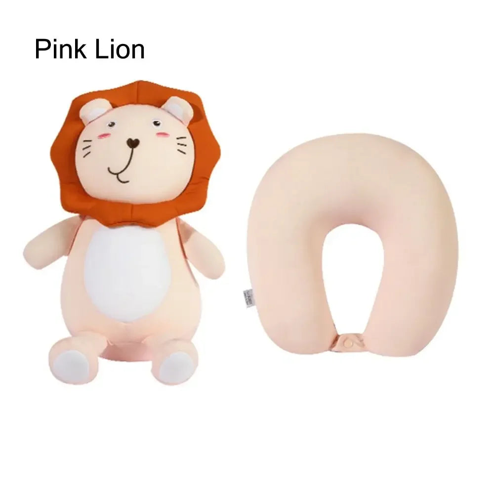 Bedding Healthcare Cervical Multifunctional Changable Fluffy Pillows Penguin Whale Protection Neck U Shaped Travel Pillow
