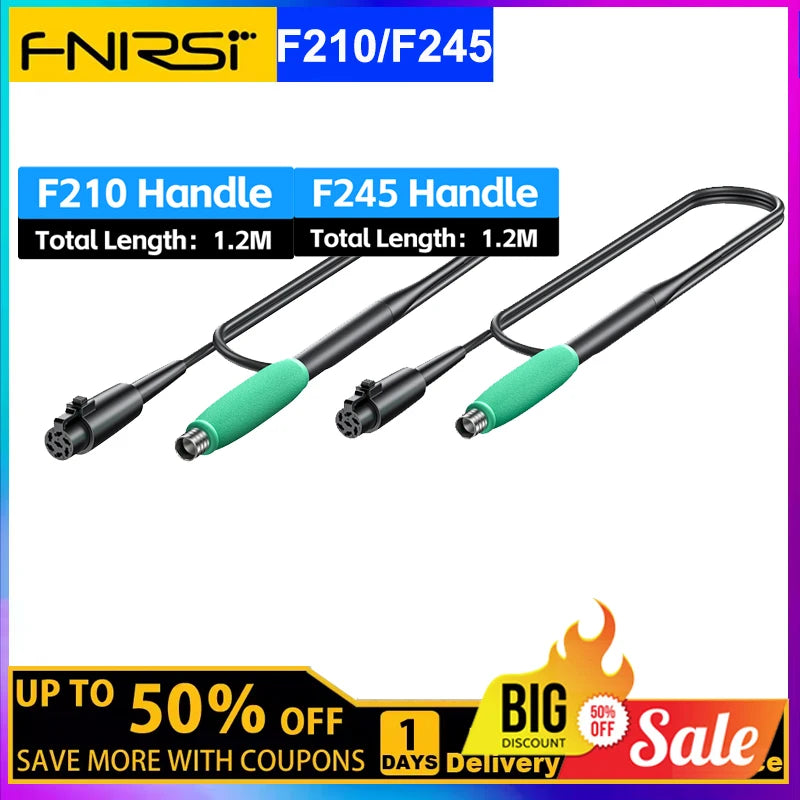 FNIRSI F210 F245 Soldering Iron Tips Welding Tools K/KU/I/C2 Universal Handle Electric Soldering Iron for  Soldering Station Kit