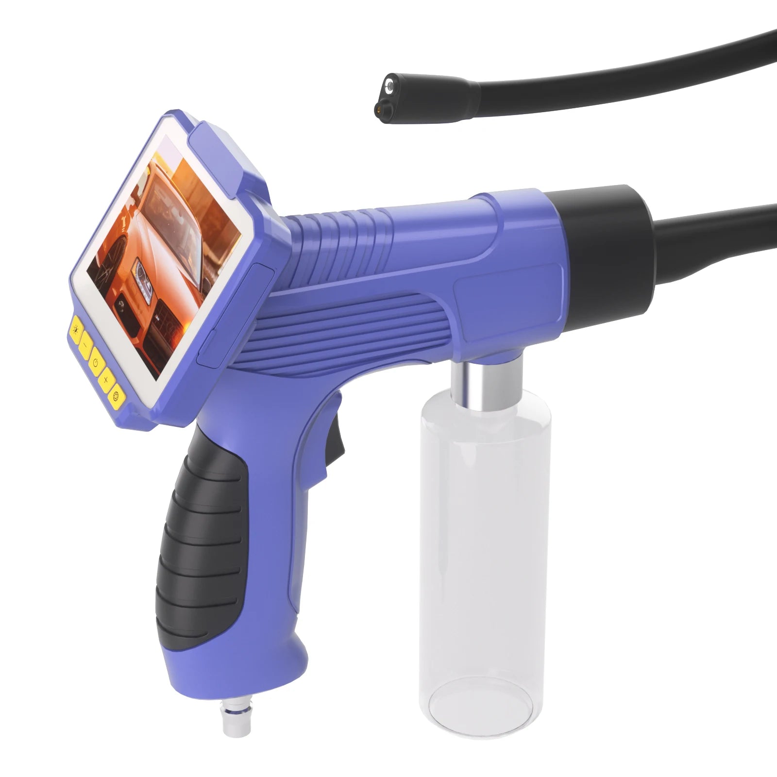 4.3Inch 2MP 1080P Air Conditioner Cleaning  Endoscope CMOS Borescope Side-view Side Spraying Digital Microscope Camera