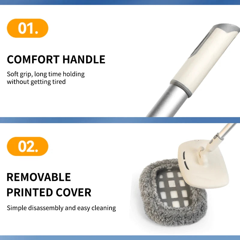 SEAMETAL Car Cleaning Brush Details Adjustable Super Absorbent Car Wash Brush Telescopic Long Handle Wash Mop Car Accessories