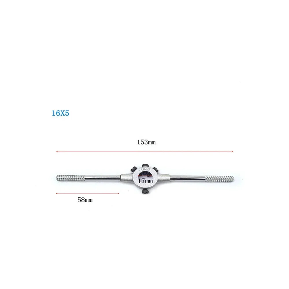 Round Die Wrench Adjustable Manual Die Wrench Holder Circular Die Handle Hand Tool For Dies Threading Tools