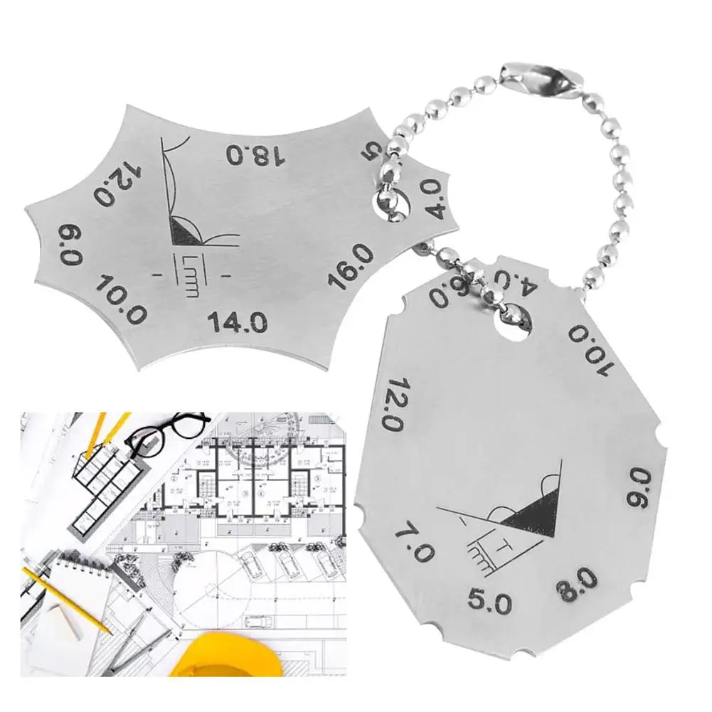 Right Angle Welding Seam Gauge Welding Foot Ruler  Measurement Necessary For Pipe Workers