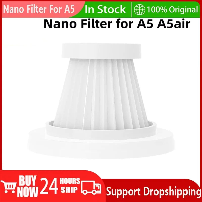 1PCS Nano Filter for A5 A5air 16000Pa Car Vacuum Cleaner Filters for Baseus