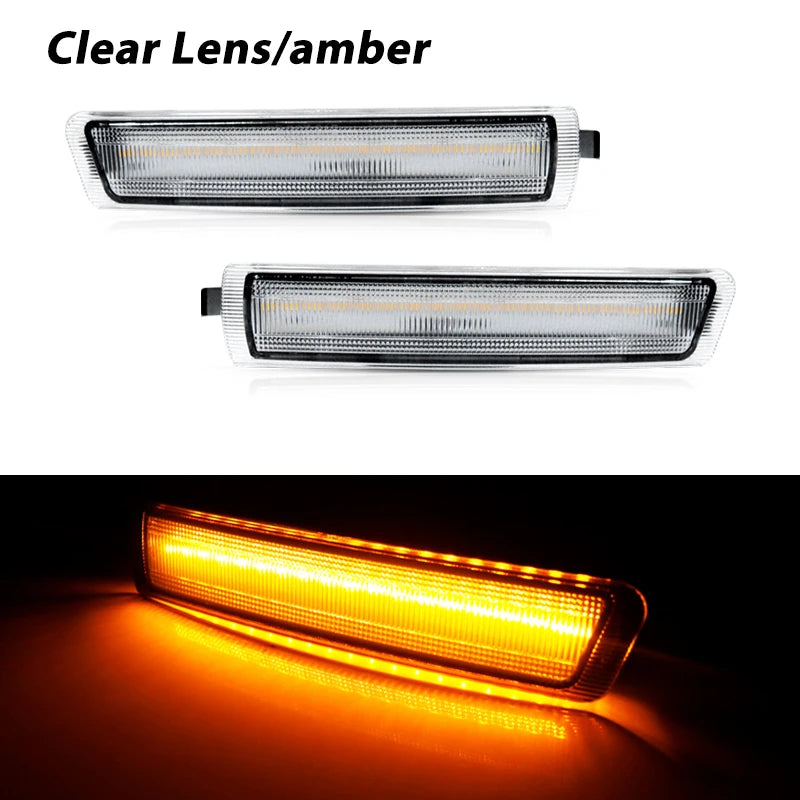 Car T10 LED Front Side Marker Lamp Fender Light For 1996-2002 BMW Z3 M Coupe Roadster Amber Turn Signal Light/Driving Lights 12V