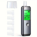 High Precision Alcohol Tester, Respiratory Analyzer with Two Detection Methods, Equipped with Blowpipe