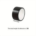 Black Cloth-based Tape for Leather Repair - Wear-resistant, Suitable for Cushion, Seat Sofa Leak & Damage Repair