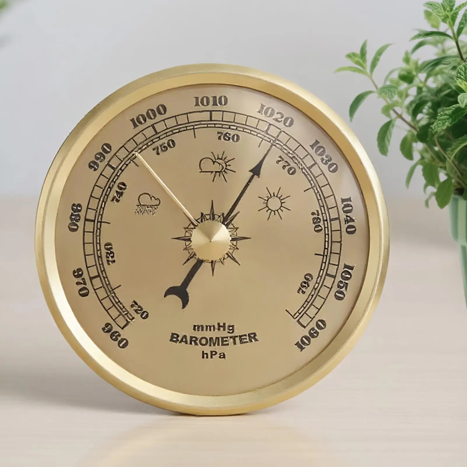 Fishing Barometer Air Pressure Gauge Wall Hanging Weather Forecast Station for Ships Laboratories Families Tools Fishing Accesso