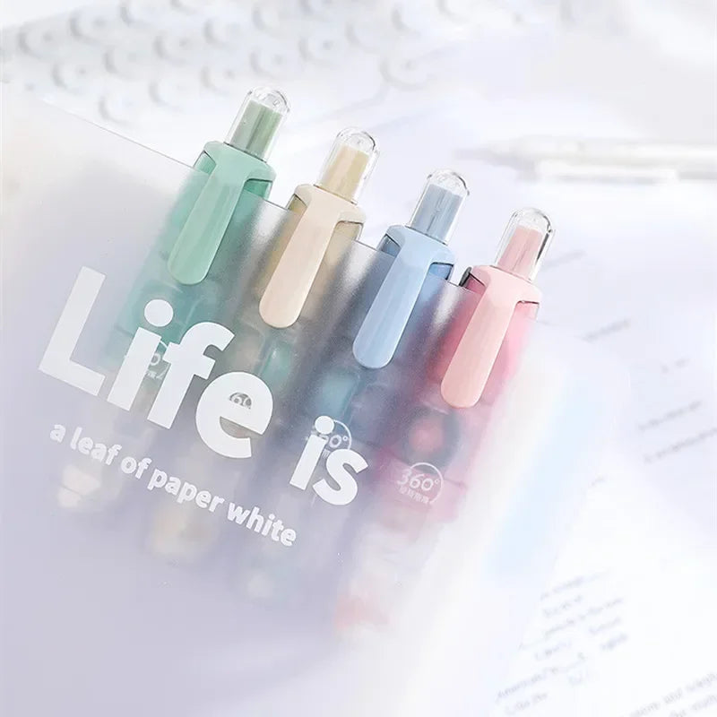Scrapbook Glue Correction Tape Style Glue Portable Eraserable Glue Paste Non-sticky Memo Pad Studnet School Stationery Supplies