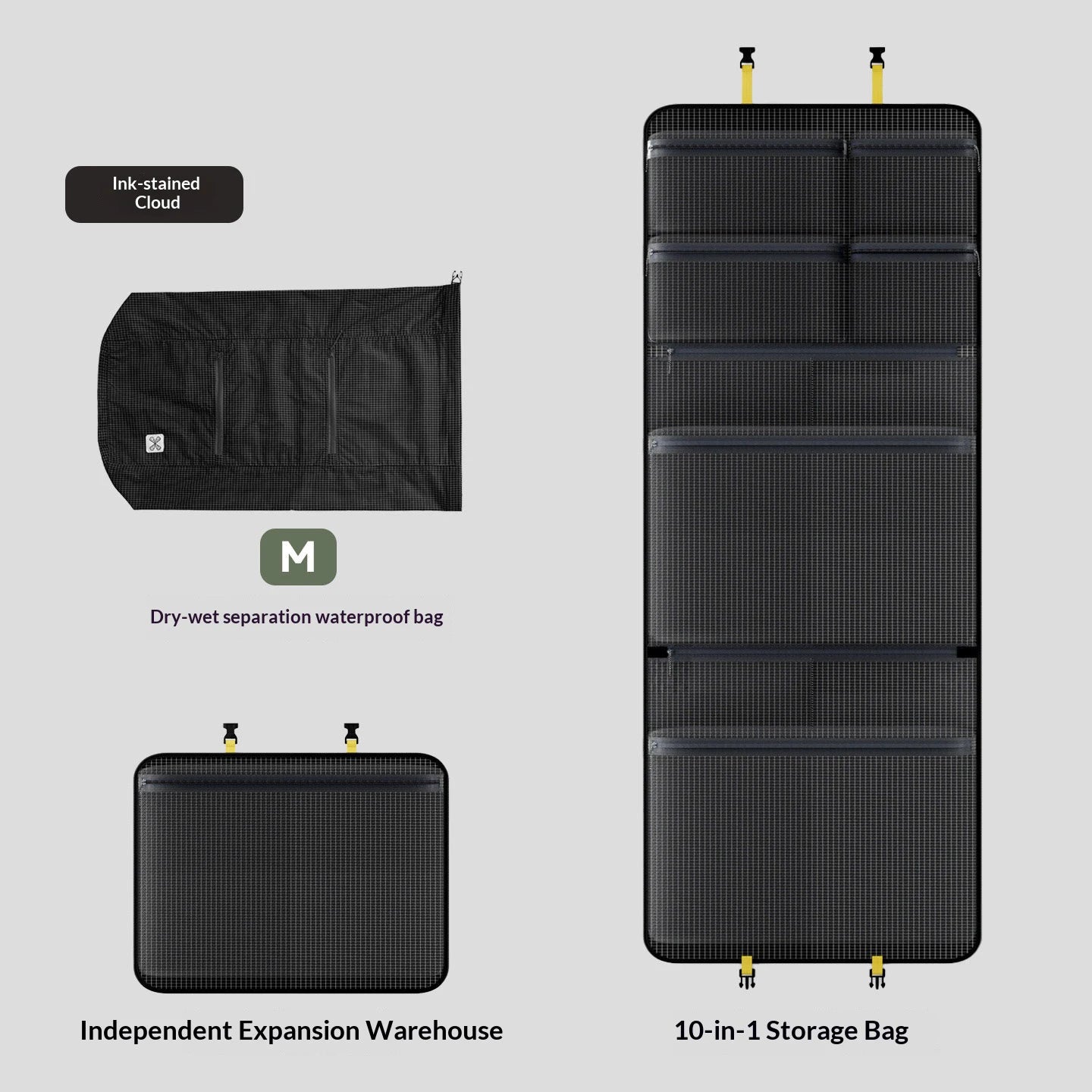 Travel Packing Bag Portable Business Trip Travel Suitcase Clothing Organizer Innerwear Separate Packing Bag Stuff Sack