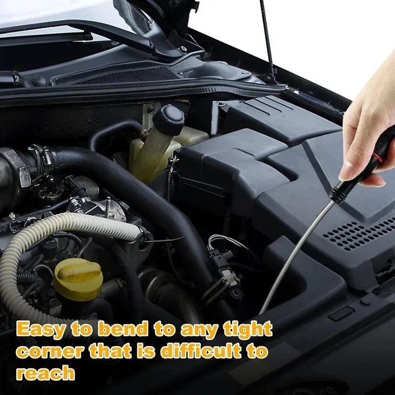 Bendable Magnetic Retrieval Tool Flexible Suction Grabber for Fallen Objects in Drains Pipes Car Repair Workshop