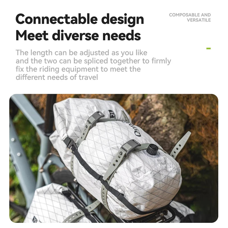 Outdoor Cycling Elastic Tension Strap Multifunctional Capacity Cargo Belt Travel Compact Ties Fixed Luggage Bag Bottle Strap