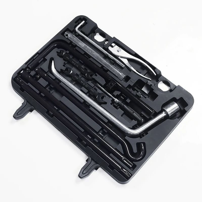 For Toyota 2010 2023 Land Cruiser Prado 150 LC150 Lexus GX 460 Car Trunk Tool Box Portable Vehicle Emergency Kit Box Accessories