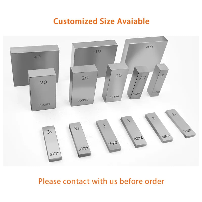 38/47/83/87pcs Block Gauge Set,0/1 Grade,High Speed Steel Gage Block,Custom Block Tools for Inspection & Measurement