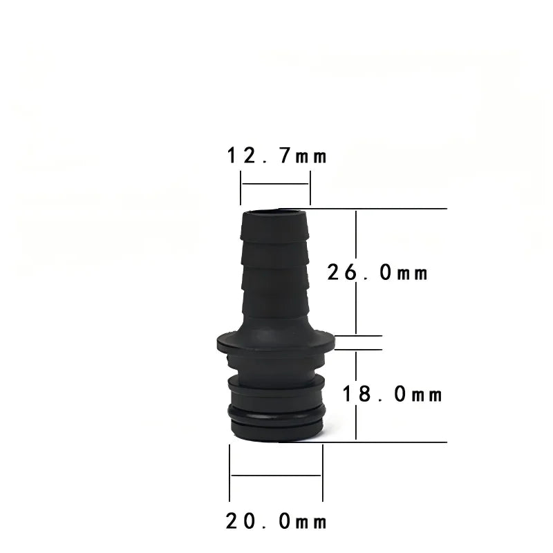 2Pcs For Jabsco Flojet 20381-002 RVs Caravan Quad Port Fittings For Quad Water System Pump 1/2" Hose Barb Straight RV Parts
