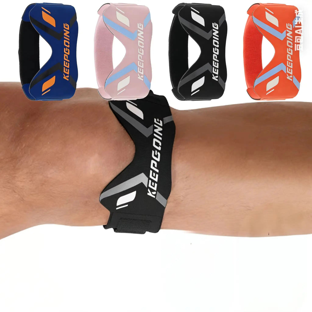 Adjustable Patella Knee Brace Support, Sports Protector Strap for Running Basketball Hiking Gym Workout