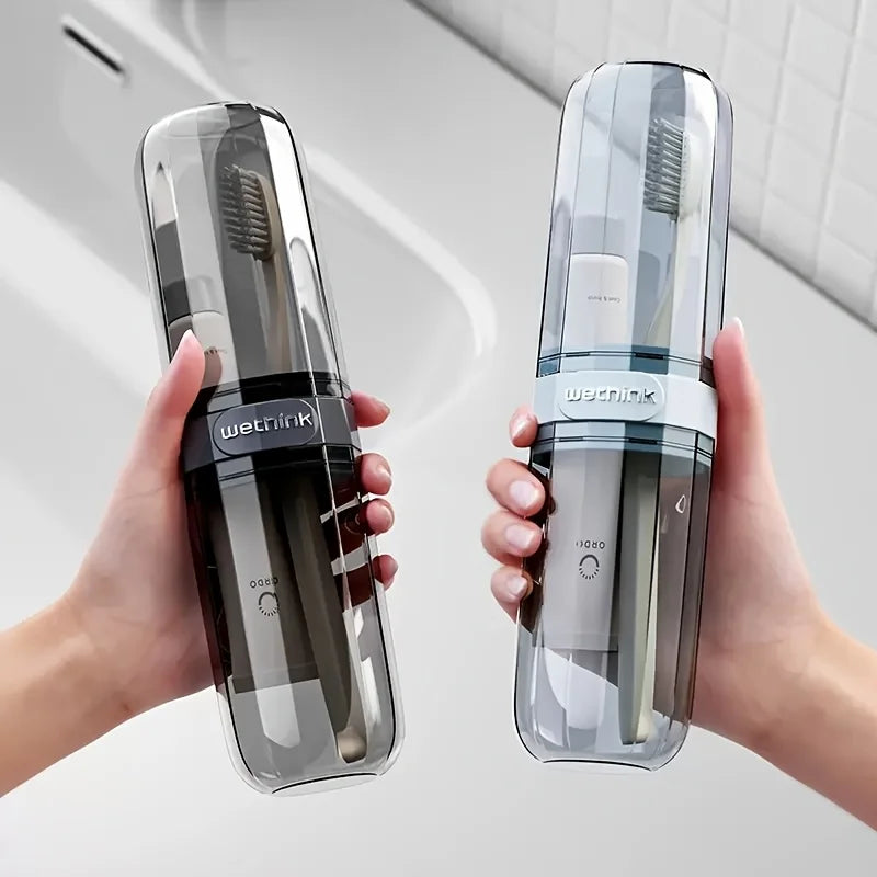 1PC Travel Toothbrush Cup Vertical Bathtub Mouthwash Cup, Perfect for Business Travel and Outdoor Activity Travel